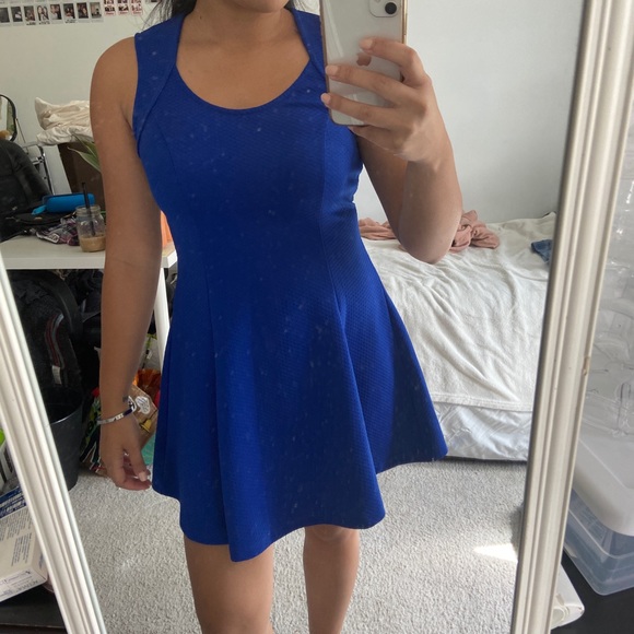 Forever 21 Dresses & Skirts - Electric Blue Skater Dress